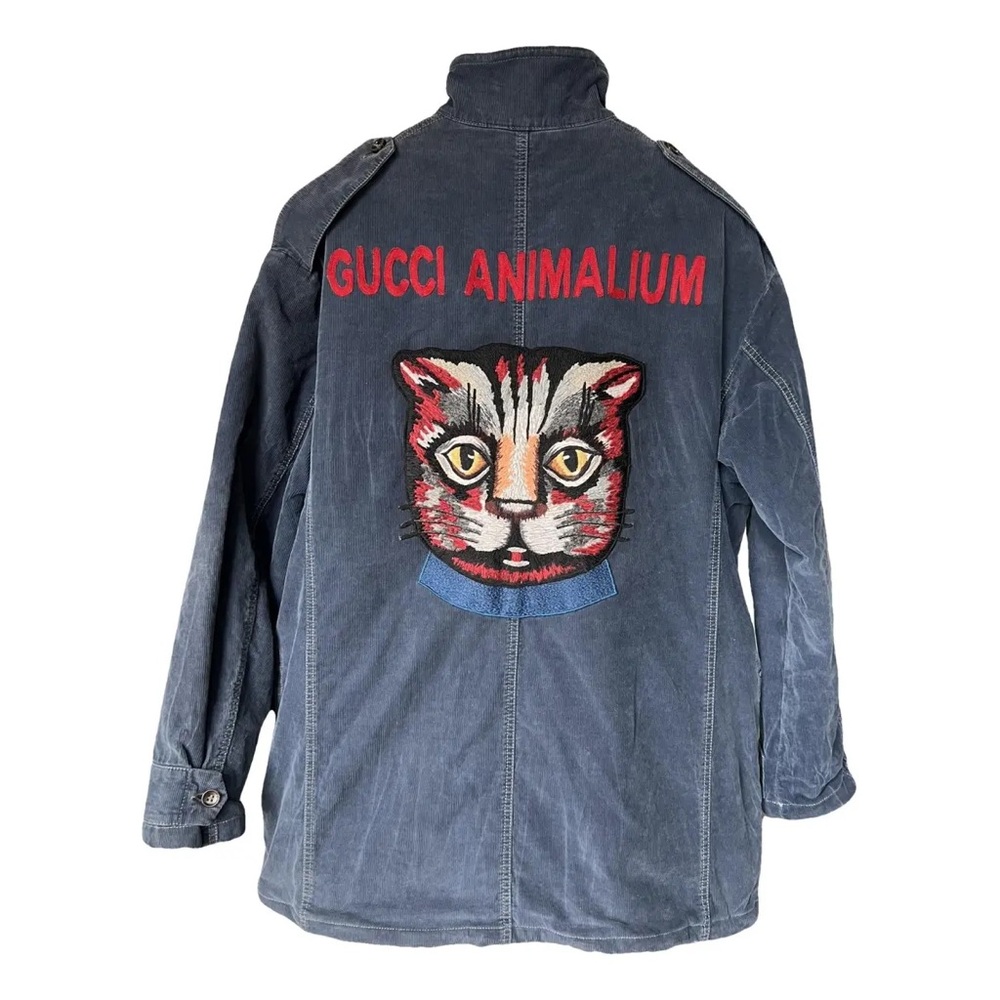 GUCCI Men’s Corduroy Jacket Animalium size 50